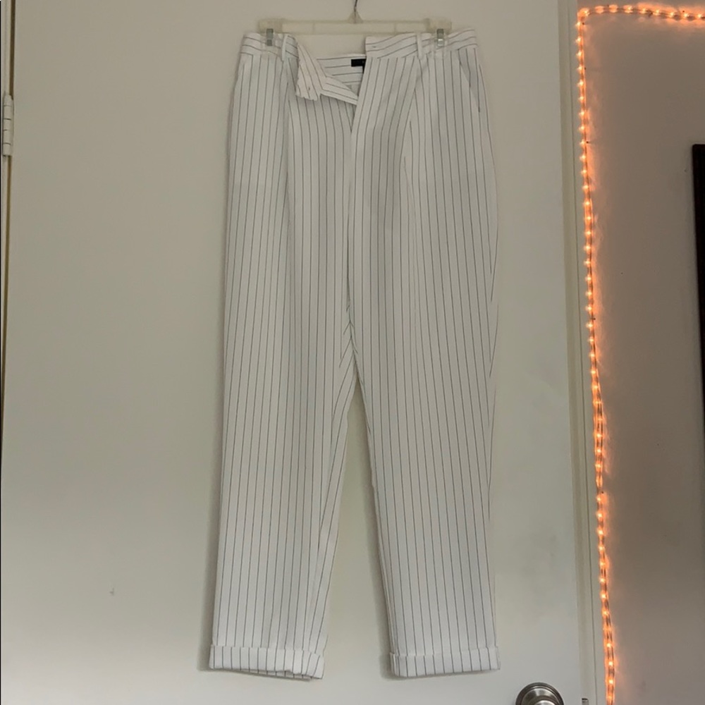 White/Black dress pants